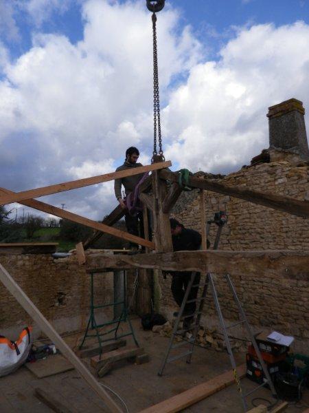 Restauration d'une maison bourgeoise à Augé (79)